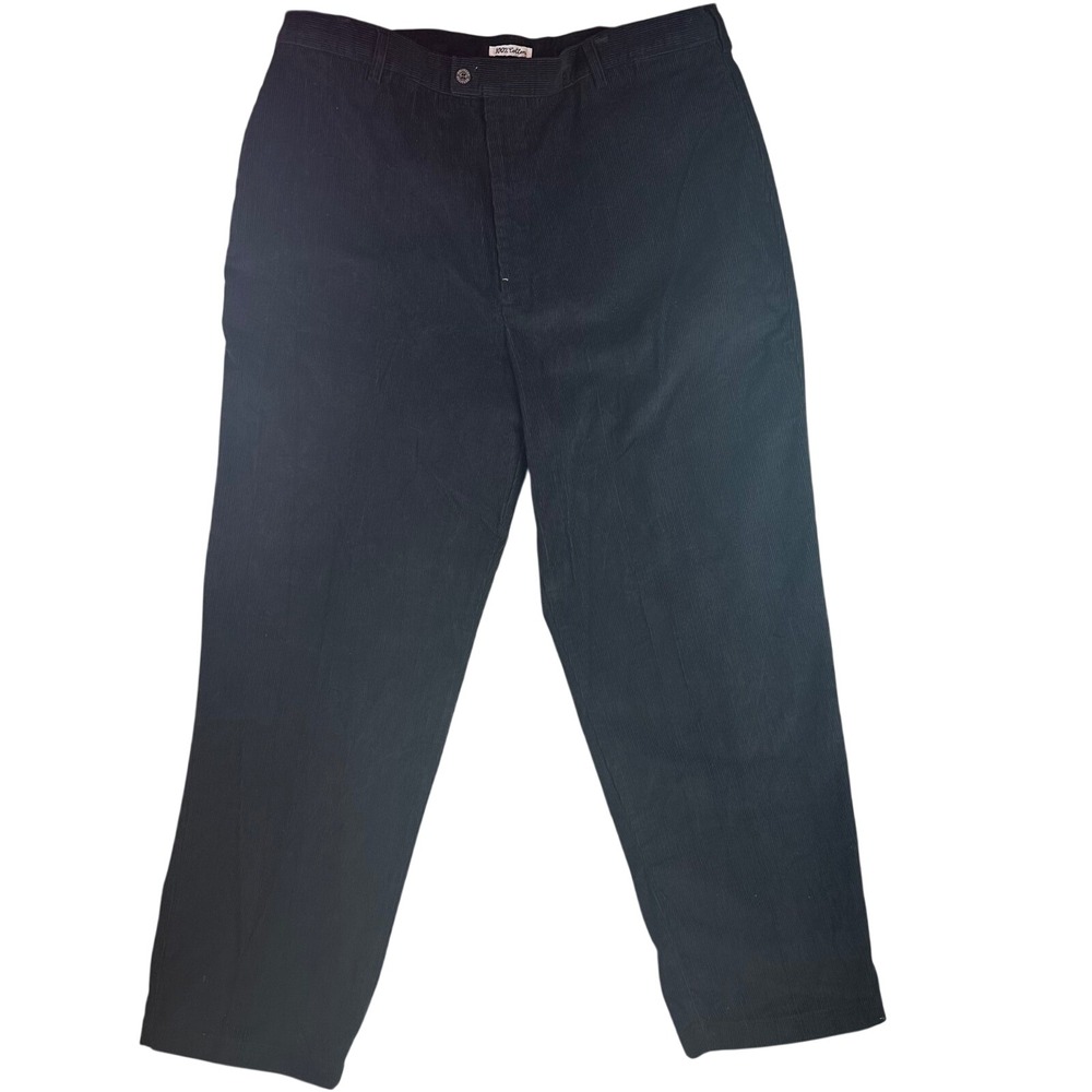 Bert Pulitzer Mens Black Corduroy Pants‎ Collectors Edition 42x32 P43035 NEW